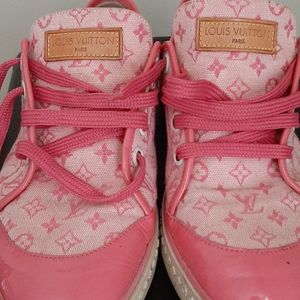 Vintage Louis Vuitton Hot pink sneakers